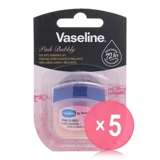 Vaseline - Lip Therapy Mini Pink Bubbly 5pcs Bundle Set 7g x 5 pcs