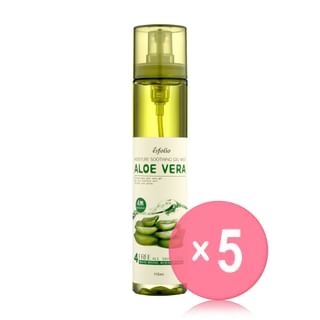 esfolio - Moisture Soothing Gel Mist Aloe Vera 90% 120ml 5pcs Bundle Set 120ml x 5 pcs