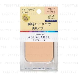 Shiseido Aqualabel Bright Gloss Skin Pact Spf 26 Pa Ocher 10 Refill 115G shiseido kopen in de aanbieding