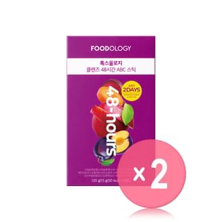 Talksology Cleanse 48 Hours ABC Stick 2pcs Bundle Set 15g x 8 sticks x 2 pcs