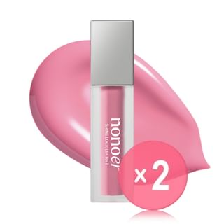 nonoer - Shine Lock Lip Tint - 9 Colors 2pcs Bundle Set #007 Petal Gleam x 2 pcs