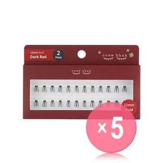 ccam bbak - Original Bold Eyelash 2 Points - 3 Types 5pcs Bundle Set 12mm x 5 pcs