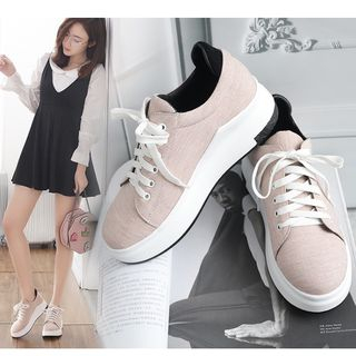 Freesia Platform Lace Up Sneakers freesia kopen in de aanbieding Freesia Platform Lace Up Sneakers freesia kopen in de aanbieding