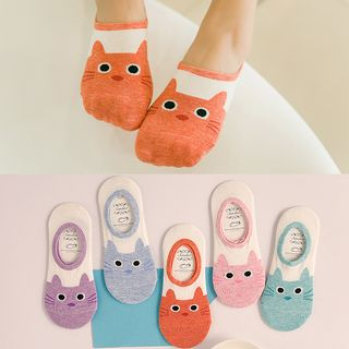 Knitika Cat Print Socks knitika kopen in de aanbieding