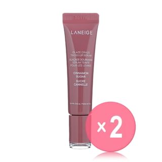 LANEIGE - Glaze Craze Tinted Lip Serum - 10 Colors 2pcs Bundle Set Cinnamon Sugar x 2 pcs