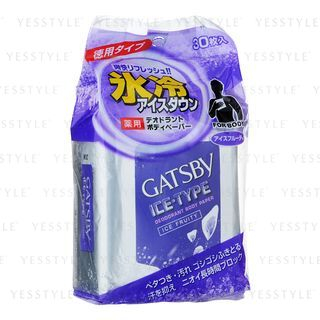 Mandom Gatsby Ice Type Deodorant Body Paper Fruity 30 Pcs mandom kopen in de aanbieding Mandom Gatsby Ice Type Deodorant Body Paper Fruity 30 Pcs mandom kopen in de aanbieding