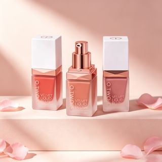 O.TWO.O - Natural and Reddish Liquid Blush - 3 Colors #03 Rose Bengal