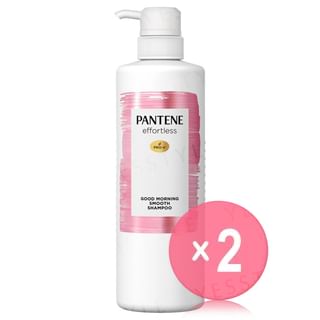 PANTENE Japan - Effortless Good Morning Smooth Shampoo 2pcs Bundle Set 480ml x 2 pcs