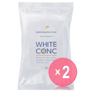 Marna - White Conc Brightening Body Sheet with Vitamin C 2pcs Bundle Set 18 pcs x 2 pcs