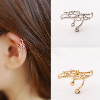 Cheermo Rhinestone Wing Ear Cuff cheermo kopen in de aanbieding