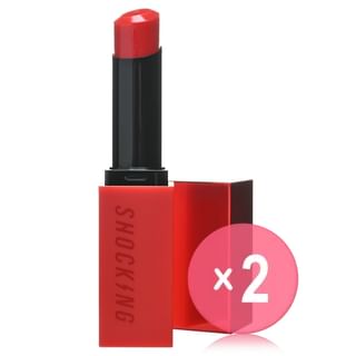 TONYMOLY - The Shocking Lipstick Glow - 5 Colors 2pcs Bundle Set #04 Watch Out x 2 pcs