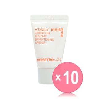 innisfree - Vitamin C Green Tea Enzyme Brightening Cream Mini 10pcs Bundle Set 10ml x 10 pcs