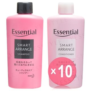 Kao - Essential Smart Arrange Hair Travel Set 10pcs Bundle Set 45ml x 2 x 10 pcs