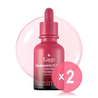 Tage - Niacinamide 15 TXA 5 Correcting Vita Serum 2pcs Bundle Set 30ml x 2 pcs