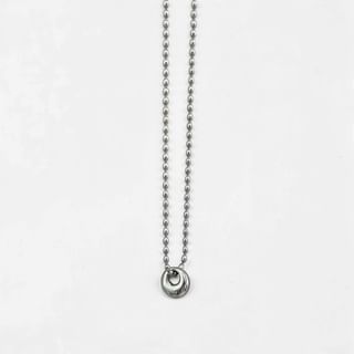 Mnimalist Hoop Charm Necklace