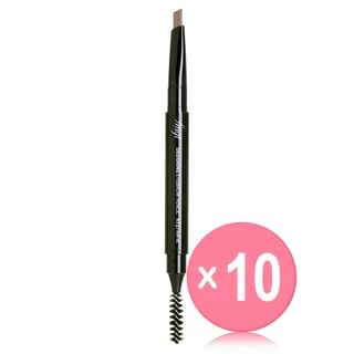 THE FACE SHOP - fmgt Designing Eyebrow - 6 Colors 10pcs Bundle Set #01 Light Brown x 10 pcs