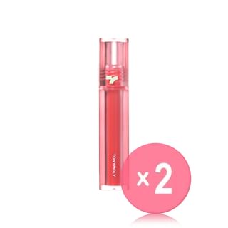 TONYMOLY - Perfect Lips Shocking Lip Tint - 15 Colors 2pcs Bundle Set 2024 Version - #05 Petal Shocking x 2 pcs