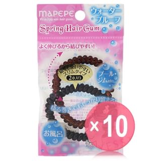 Mapepe Spring Hair Coil 10pcs Bundle Set 2 pcs x 10 pcs