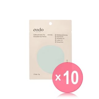 Ondo - Caffeine & Green Tea Antioxidant Eye Patches 2 Pads 10pcs Bundle Set 2 Pads x 10 pcs