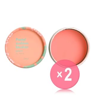 THE FACE SHOP - fmgt Pastel Cushion Blusher - 8 Colors 2pcs Bundle Set #01 Peach x 2 pcs