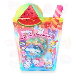 Sanrio Summer Drink Theme Decorative Stickers 10 designs×3 sheets - 9×0.5×12cm
