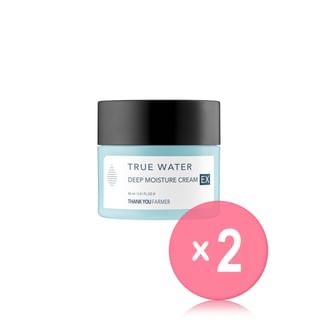 THANK YOU FARMER - True Water Deep Moisture Cream EX 2pcs Bundle Set 80ml x 2 pcs