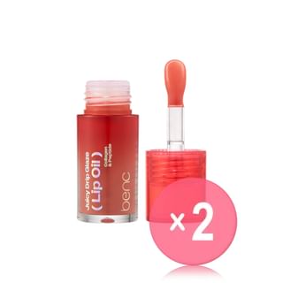 ongredients - BENC Juicy Drip Glaze Lip Oil - 10 Colors 2pcs Bundle Set #03 Tease Coral x 2 pcs