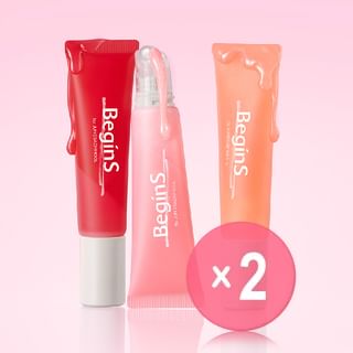 JUNG SAEM MOOL - BeginS Lip Care Color Oil - 3 Colors 2pcs Bundle Set Pink Soda x 2 pcs