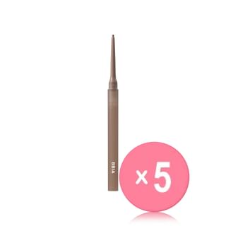 BBIA - Nudy Slim Eyeliner - 9 Colors 5pcs Bundle Set #02 Nu Mocha x 5 pcs