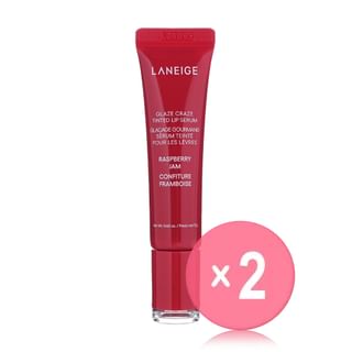 LANEIGE - Glaze Craze Tinted Lip Serum - 10 Colors 2pcs Bundle Set Raspberry Jam x 2 pcs
