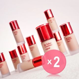 espoir - Be Velvet Foundation - 10 Colors 2pcs Bundle Set #3N Doo Boo x 2 pcs