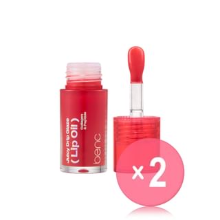 ongredients - BENC Juicy Drip Glaze Lip Oil - 10 Colors 2pcs Bundle Set #05 Hotshot Cherry x 2 pcs