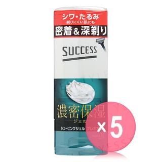 Kao - Success Shaving Gel Premium 5pcs Bundle Set 180g x 5 pcs