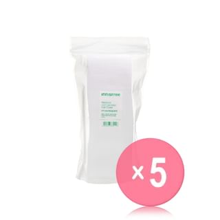 innisfree - Premium Cotton Pads For Toner 5pcs Bundle Set 2023 Renewal Version - 80 pcs x 5 pcs
