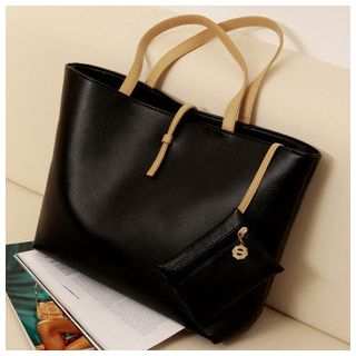 Fujiyo Open Top Tote Beige One Size fujiyo kopen in de aanbieding Fujiyo Open Top Tote Beige One Size fujiyo kopen in de aanbieding