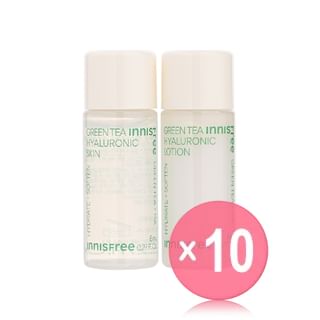 innisfree - Green Tea Seed Hyaluronic Mini Kit 10pcs Bundle Set 2 pcs x 10 pcs