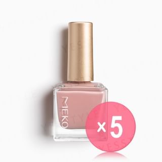 MEKO - Fingertip Play Light Nail Polish 15 Nude Pink 5pcs Bundle Set 10ml x 5 pcs