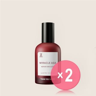 THANK YOU FARMER - Miracle Age Repair Emulsion 130ml 2pcs Bundle Set 130ml x 2 pcs