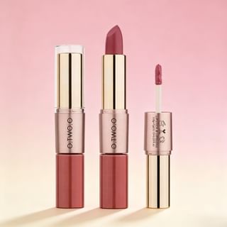 O.TWO.O - 2 in 1 Matte Lipstick & Liquid Lipstick - 12 Colors #01