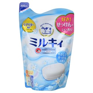 Cow Brand Soap Milky Body Fragrance Free Refill 400Ml cow brand soap kopen in de aanbieding
