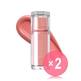 EITHER& - Dewy Syrup Tint - 13 Colors 2pcs Bundle Set #10 Honey Nut x 2 pcs