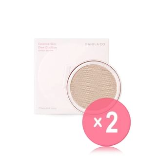 BANILA CO - Essence Skin Dew Cushion Refill Only - 5 Colors 2pcs Bundle Set #19 Soft Cream x 2 pcs