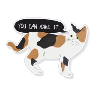 Cat Maniac Series Decorative Iron-on Patch Calico cat 1 pc