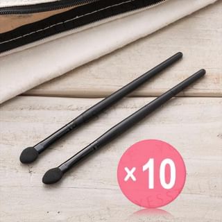 KAI - cosmeup Eyeshadow Applicator (Long Handle) 10pcs Bundle Set 2 pcs x 10 pcs