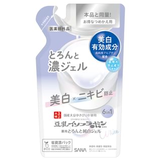 SANA Namerakahonpo Thick Gel Medicated Whitening Refill - 100g