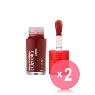 ongredients - BENC Juicy Drip Glaze Lip Oil - 10 Colors 2pcs Bundle Set #09 Burnt Spice x 2 pcs