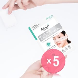 ACCA by Dr.DSP - Bright Spot Xtra-Wide Toner Pad 5pcs Bundle Set 3 pcs x 5 pcs