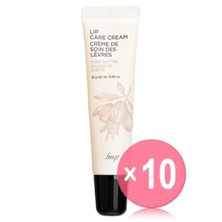THE FACE SHOP - fmgt Lip Care Cream - 2 Types 10pcs Bundle Set Shea Butter x 10 pcs