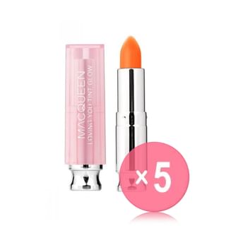 MQNY - Loving You Tint Glow Lip Balm - 7 Colors 5pcs Bundle Set Sweet Orange x 5 pcs