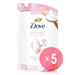 Dove Japan - Body Wash Peach & Sweet Pea Refill 5pcs Bundle Set 300g x 5 pcs